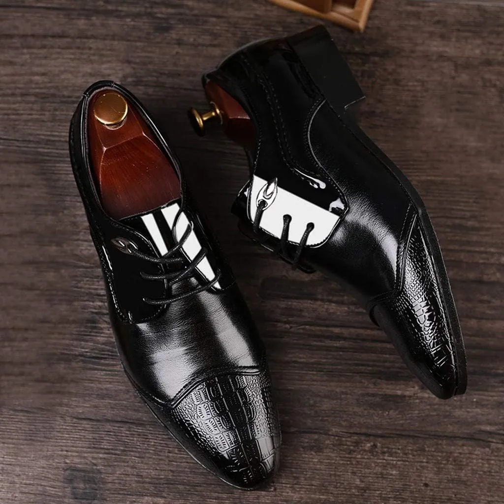 Leather Shoes for Men Slip-on Premium Leather Men Office Classic Working Driving Formal Leather Business Casual Shoes