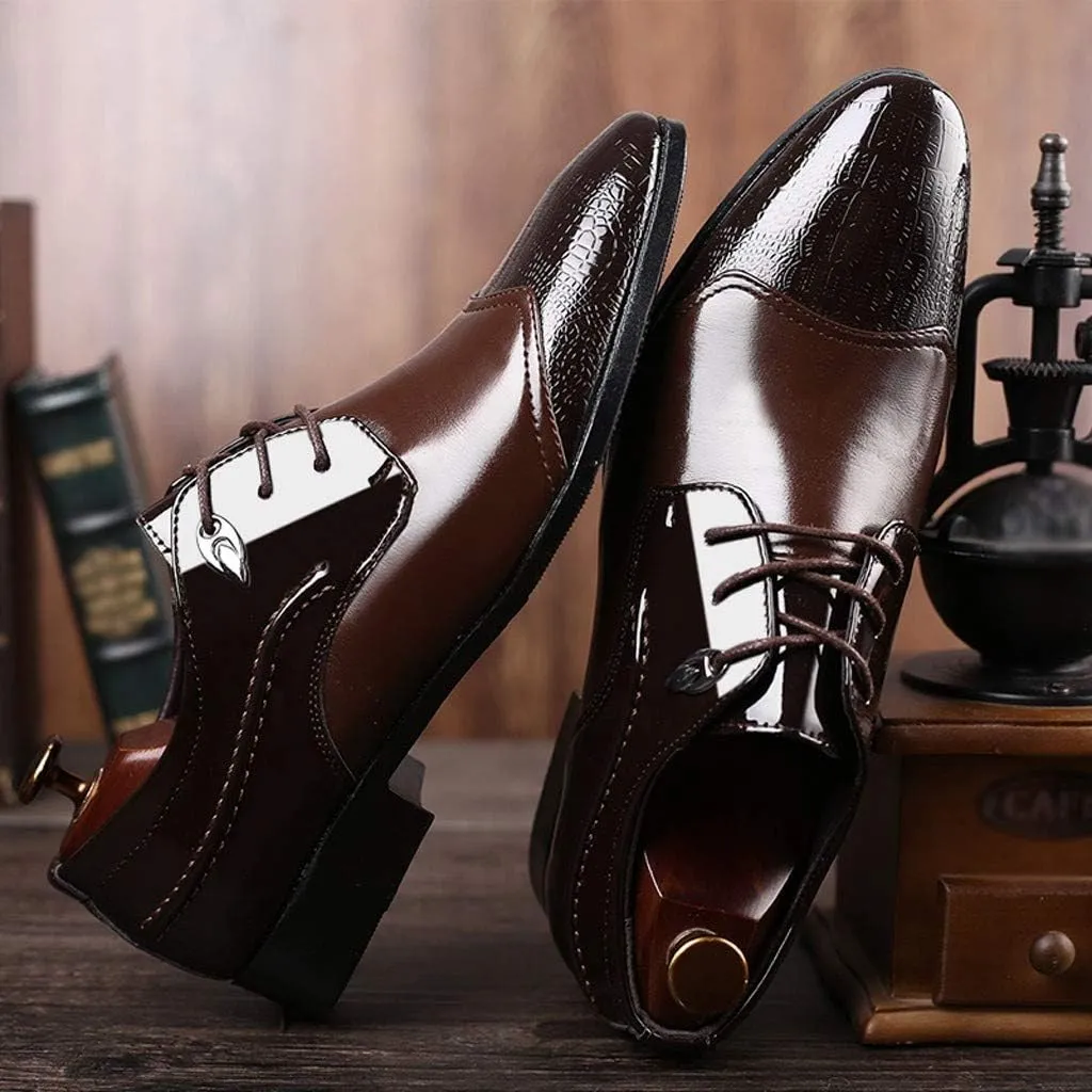 Leather Shoes for Men Slip-on Premium Leather Men Office Classic Working Driving Formal Leather Business Casual Shoes