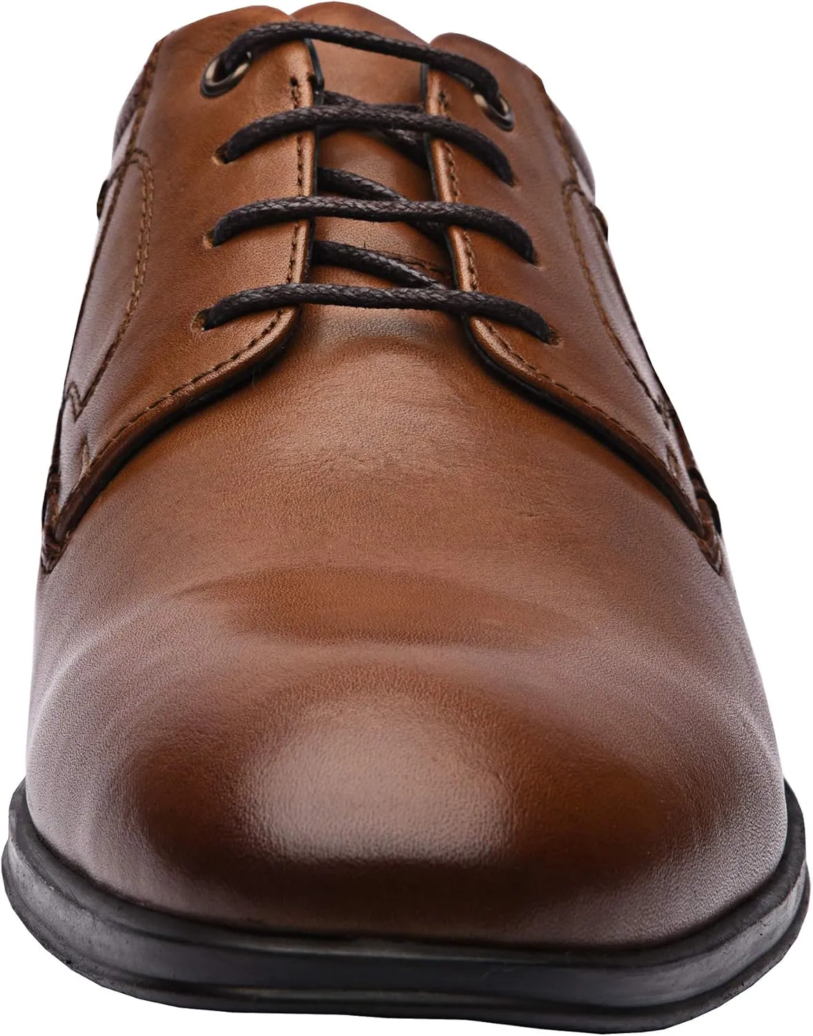 Leonard | Genuine Leather Dress Shoes | Formal Men’s Luxury Lace up Oxford | Cushions Comfort | Handcrafted Formal Shoes | Rubber Sole