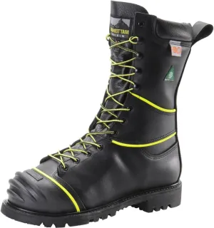 Matterhorn Klondike 10" Met Guard Steel Toe Mens Combat Boots - Durable, Slip-Resistant, Shock-Absorbing, Waterproof