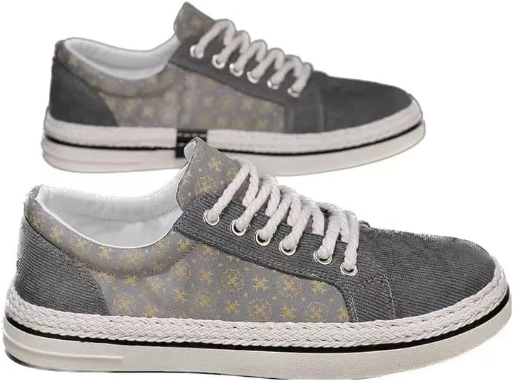 Mens Canvas Shoes Low Top Sneaker Lace-up Classic Casual ShoesShoes-Sneakers Comfort Driving Shoes Spring Breathable