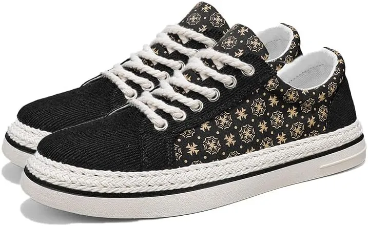 Mens Canvas Shoes Low Top Sneaker Lace-up Classic Casual ShoesShoes-Sneakers Comfort Driving Shoes Spring Breathable