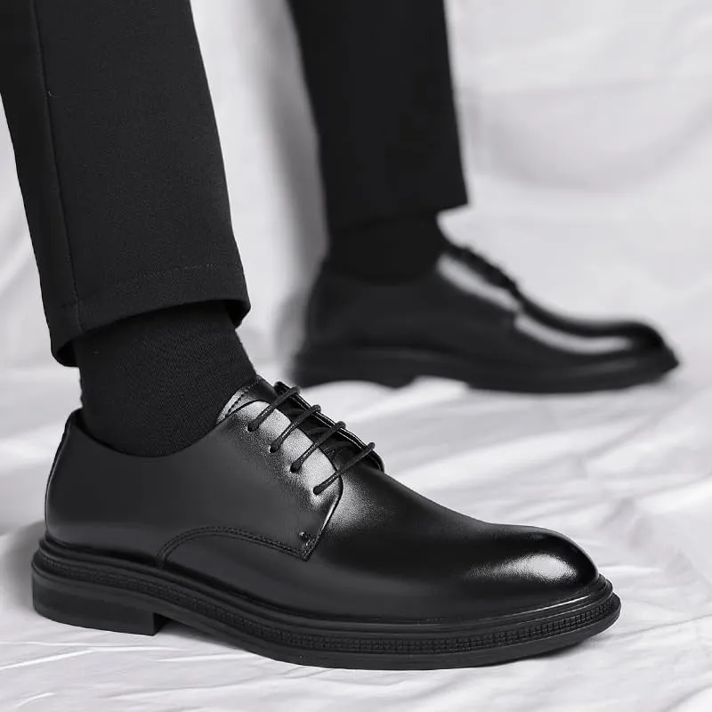 Mens Dress Shoes Work Men’s Dress Oxford Formal Shoes Leather Business Shoes Office Comfortable Tuxedo Shoes Formal Derby Shoes(10)