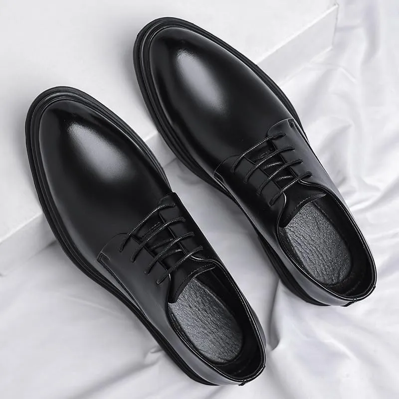 Mens Dress Shoes Work Men’s Dress Oxford Formal Shoes Leather Business Shoes Office Comfortable Tuxedo Shoes Formal Derby Shoes(10)