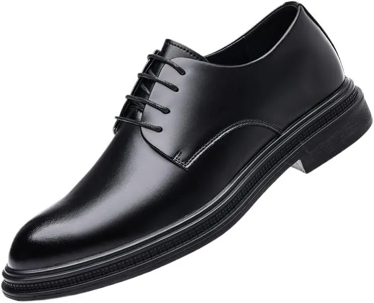 Mens Dress Shoes Work Men’s Dress Oxford Formal Shoes Leather Business Shoes Office Comfortable Tuxedo Shoes Formal Derby Shoes(10)