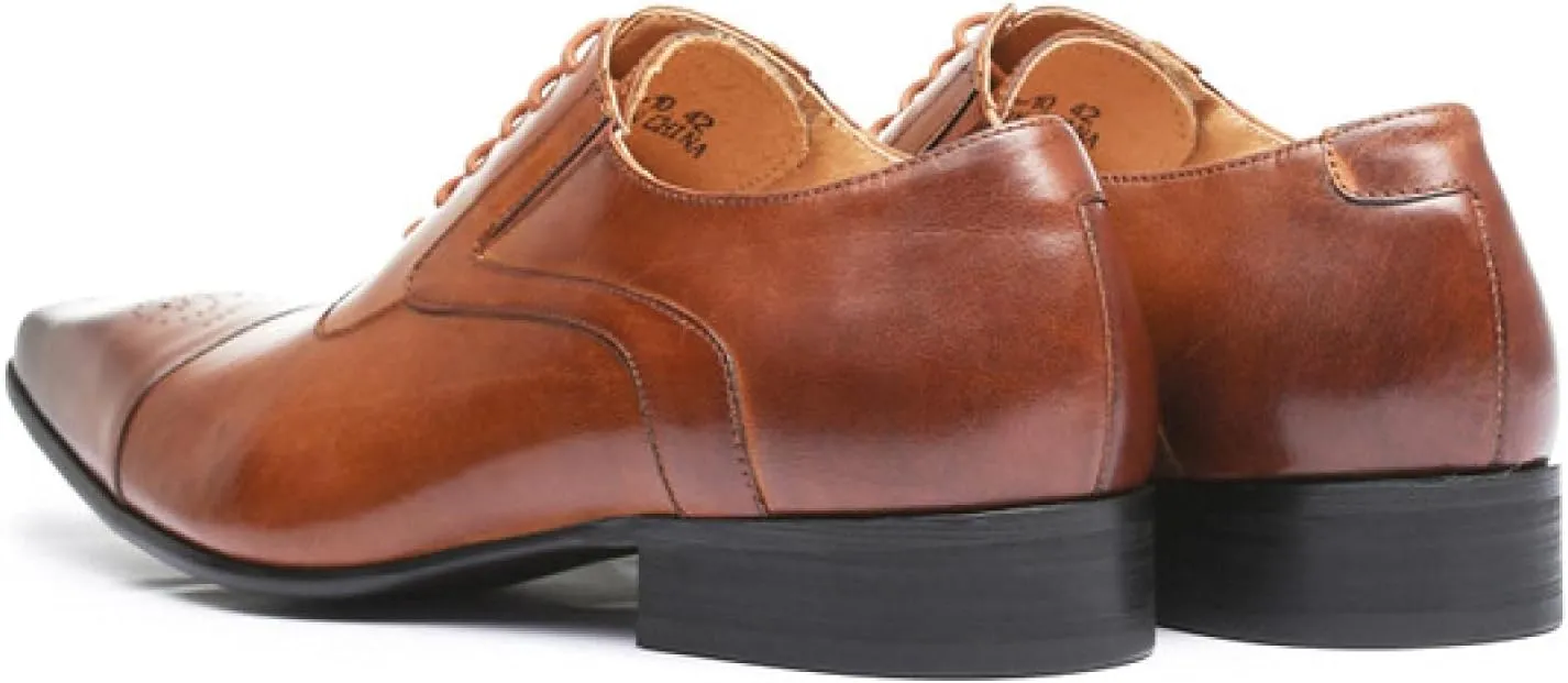 Men's Oxford Formal Comfortable Dress Shoes Leather,Men Formal Shoes,Genuine Leather Dress Shoes for Men