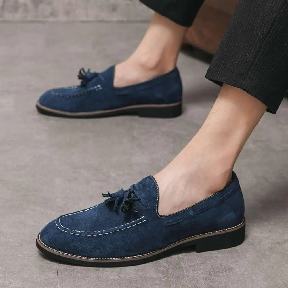 Men's Oxford Leather Dress Shoes Genuine Leather Shoes Comfort Loafers Dress Shoes