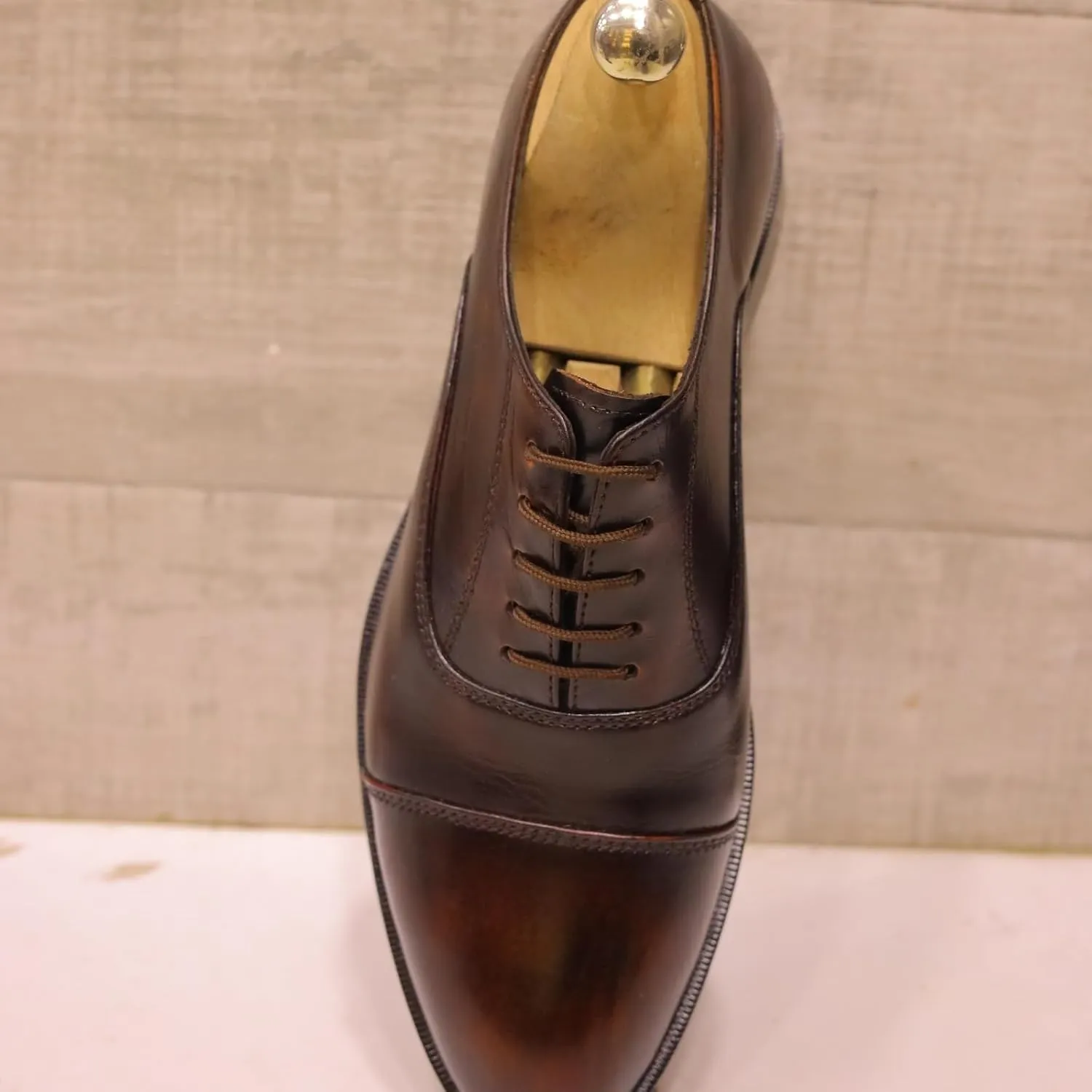 Men's Oxford Leather Shoes, Elegant Dress Footwear, Perfect for Business or Formal Events, Leather Boot
