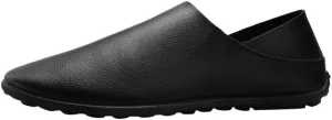Men's Reathable Stretch Canvas Shoes Slip-On Comfortable Light-Weight Shoe Casual Soft Flat Soled Walking Shoes