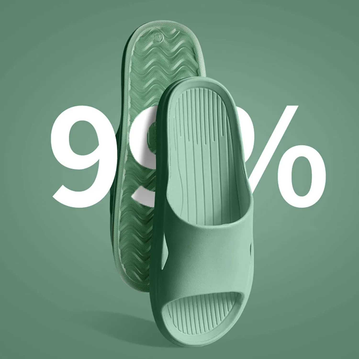 Mens Shower Slides Slides Sandals Pool Slides Slippers Non Slip Shoes Cushioned Thick Sole Bathroom Sandals Indoor Outdoor