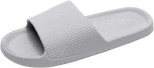 Mens Slides Shower Shoes Women Bathroom Slippers Men Slides for Women Beach Drainage Hole Comfortable Slippers