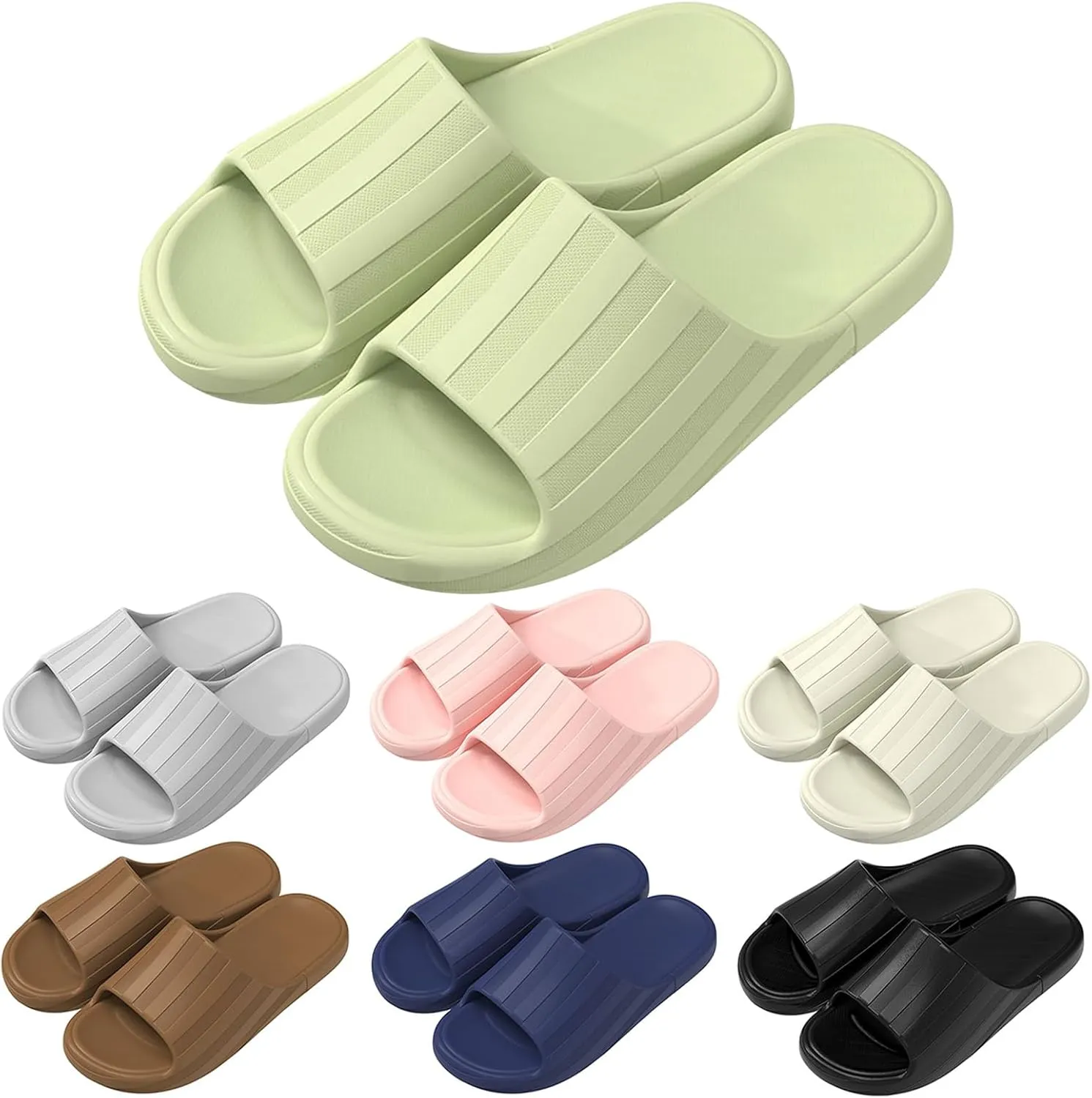 Mens Slippers Shower Shoes Women Slides for Men Womens Slides Quick Drying Dorms Ultra Comfort Slippers