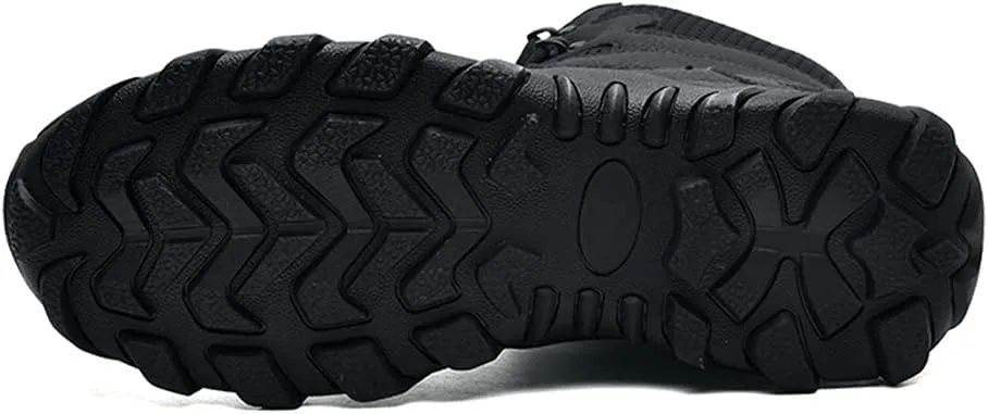 Mens Tactical Boots Lightweight Combat Boots Durable Suede Leather and Rubber Sole Military Work and Desert Boots