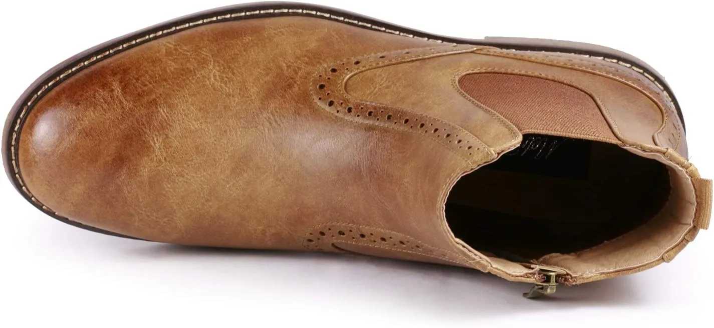 Metrocharm MC139 Men's Formal Dress Casual Ankle Chelsea Boot
