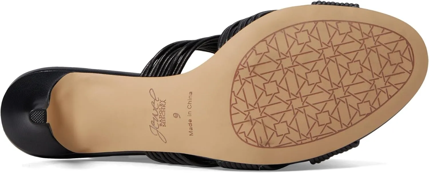 Mia Twisted Leather Mules