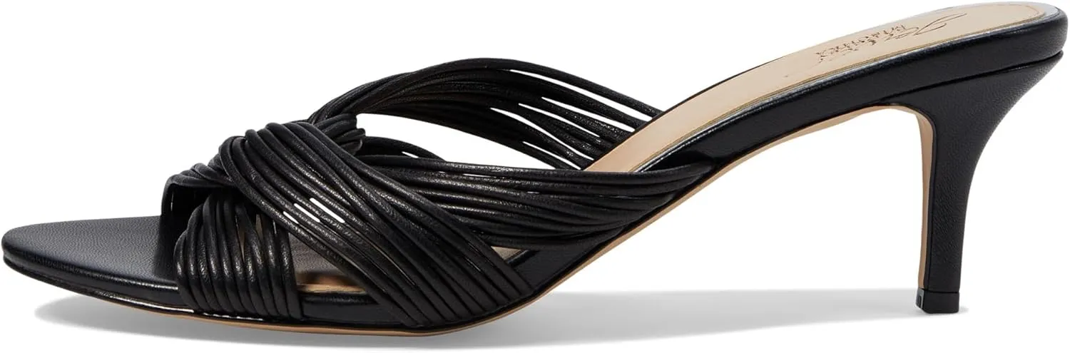 Mia Twisted Leather Mules