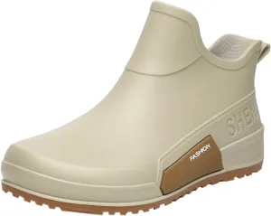 Mid Calf Rain Boots Women Mens Grounded Footwear Booties for Woman Slip On Barefoot Shoes Women's Ankle Rain Boots Rubber Fishing Deck Womens Boots Fall 2024