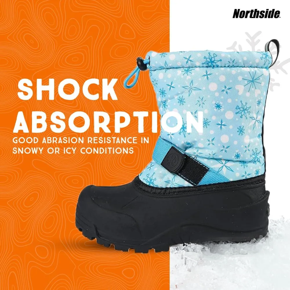 Northside Frosty Insulated Winter Snow Boots for Girls and Boys with Rugged, Water Resistant Nylon Upper, Quick-Drying Lining, Removable EVA Insole, and Durable TPR Outsole