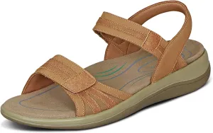 Orthofeet Women's Orthopedic Leather Adjustable Paloma Sandals