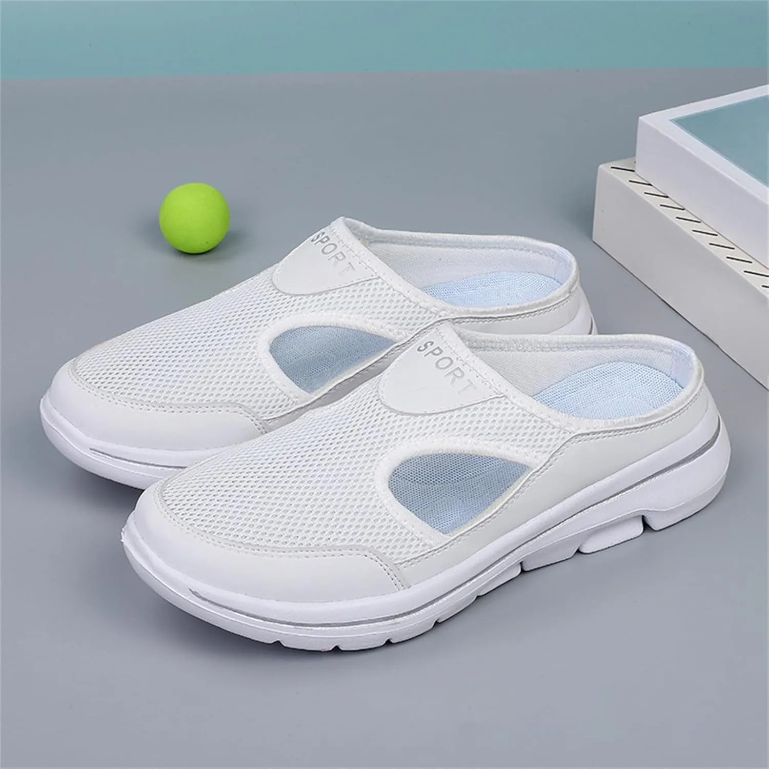 Orthopedic Sandals for Women Comfort Breathable Mesh Slippers Closed Toe Slides Sandal Lightweight Sport Shoes