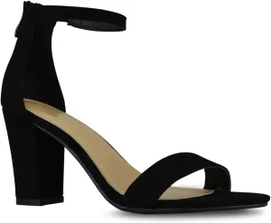 Premier Standard - Women's Strappy Chunky Block High Heel - Formal, Wedding, Party Simple Classic Pump