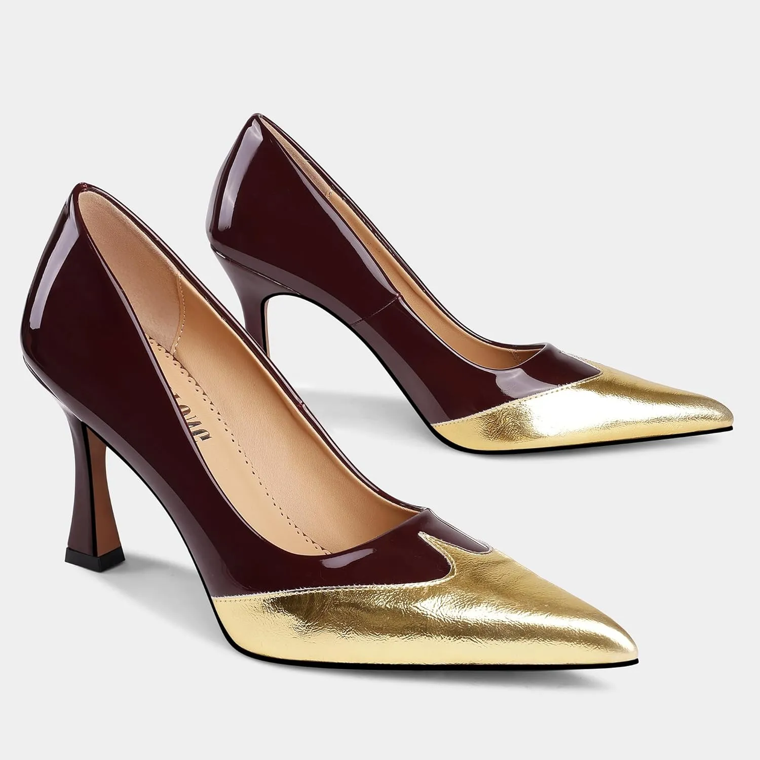 Pumps for Women Pointed Toe High Stiletto Heels Comfortable Elegant Dress Work Shoes