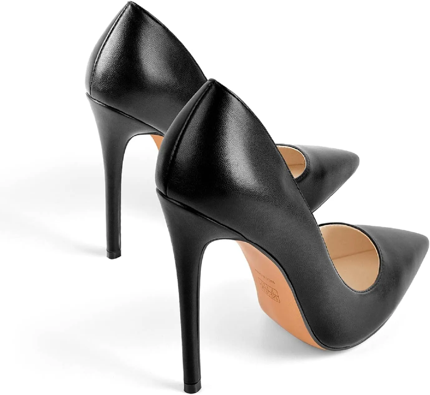 Richealnana Women's Classic Pumps Pointed Toe Sexy 4.7 Inches High Heels