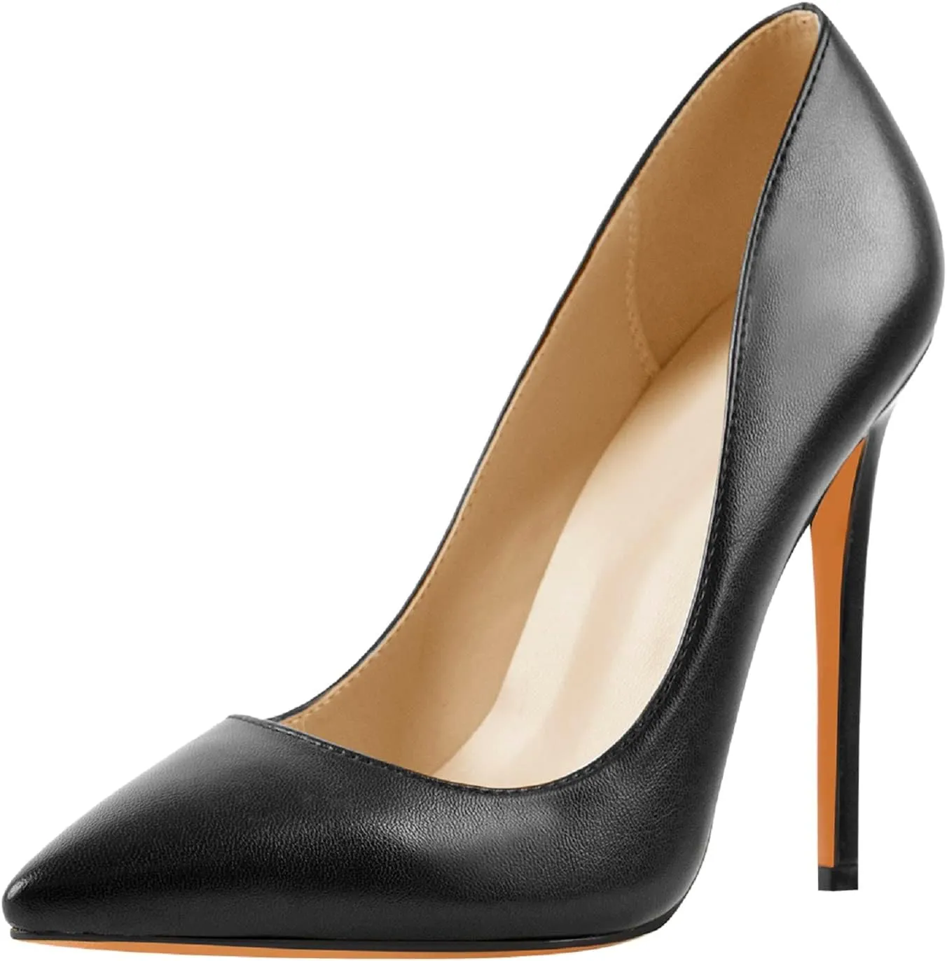 Richealnana Women's Classic Pumps Pointed Toe Sexy 4.7 Inches High Heels