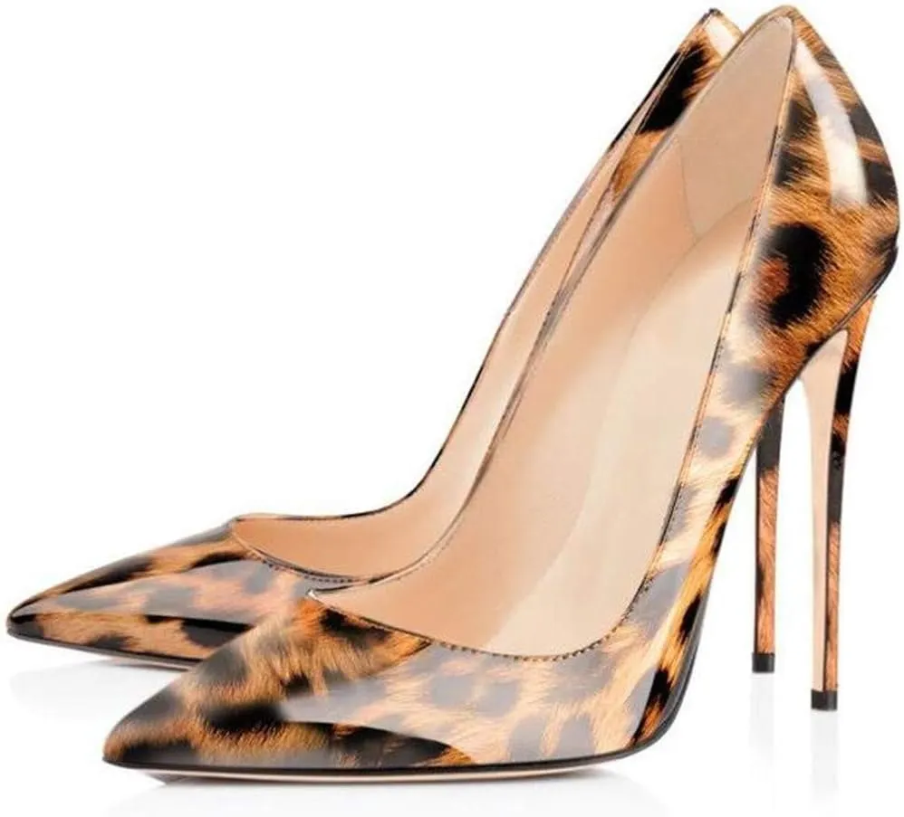 Richealnana Women's Classic Pumps Pointed Toe Sexy 4.7 Inches High Heels