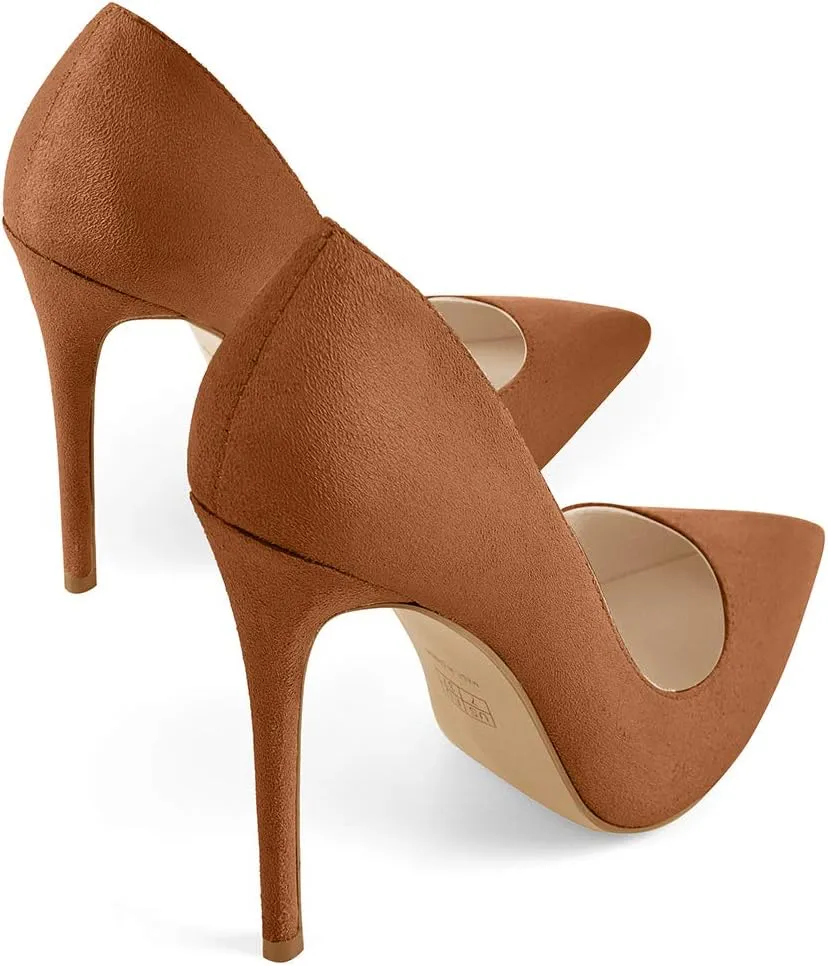 Richealnana Women's Classic Pumps Pointed Toe Sexy 4.7 Inches High Heels