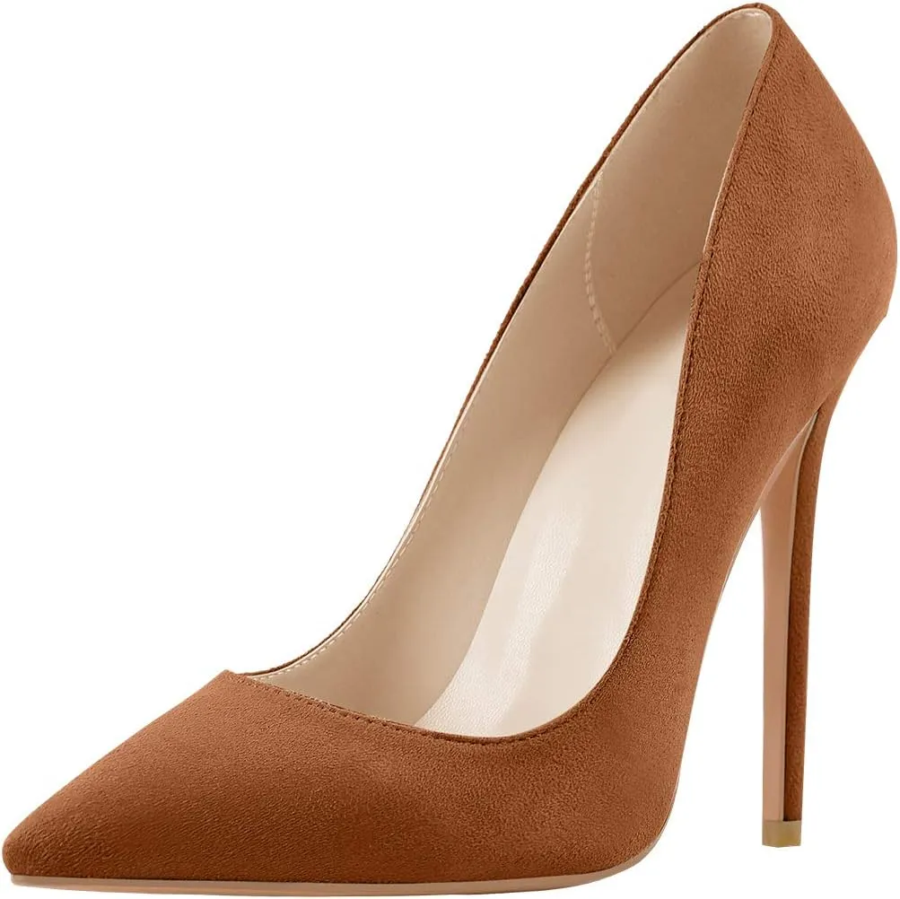 Richealnana Women's Classic Pumps Pointed Toe Sexy 4.7 Inches High Heels