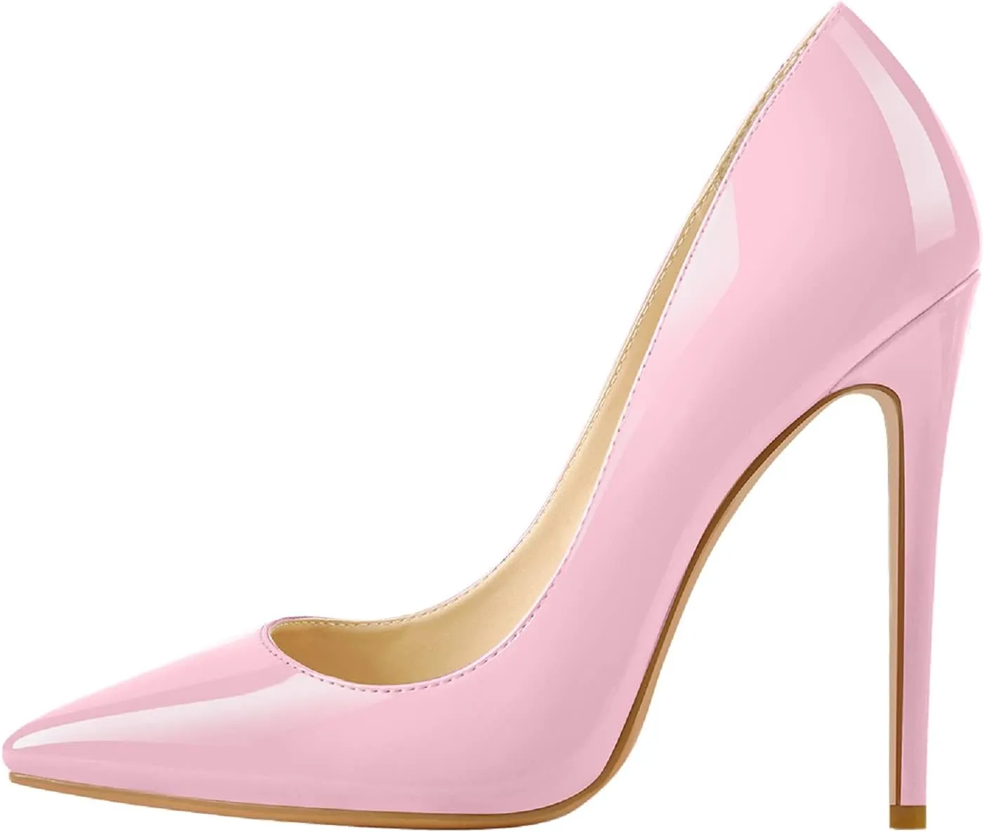 Richealnana Women's Classic Pumps Pointed Toe Sexy 4.7 Inches High Heels