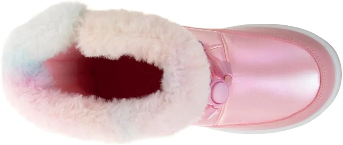 Rugged Bear Boys Girls Snow Boots - Warm Comfort Winter Calf Boots (Toddler - Little Kid - Big Kid)