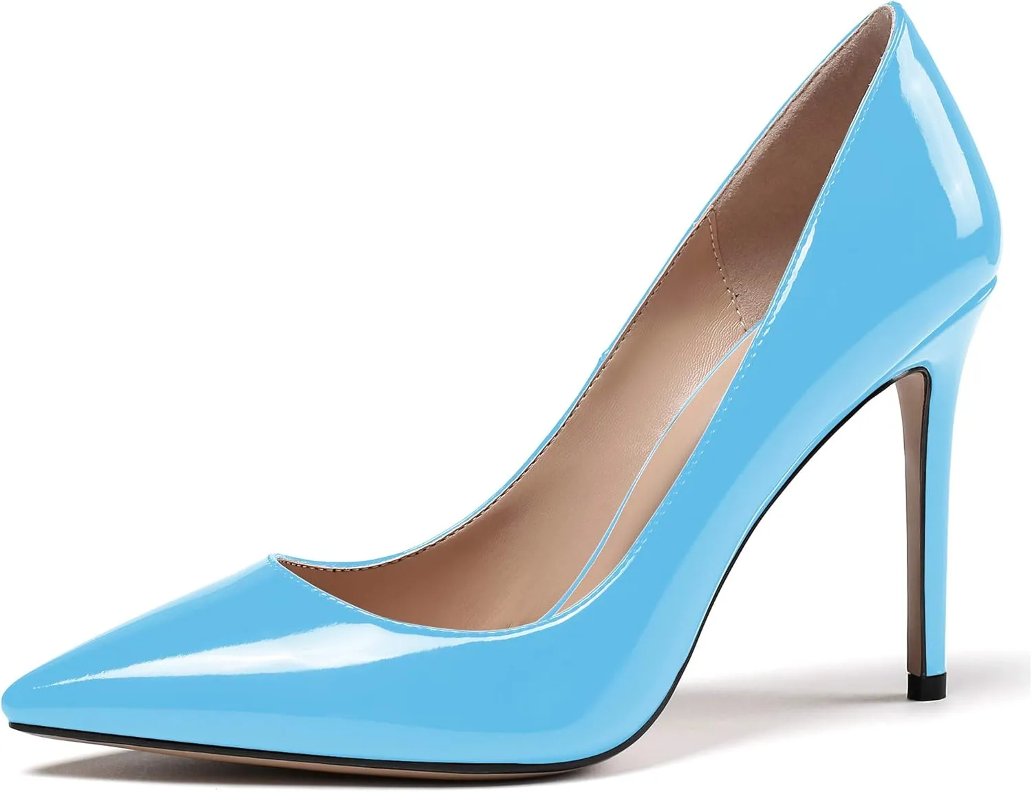 SAMMITOP Women's Classic Fashion Stiletto Pointed Toe 10CM High Heel Dress Pump Shoes