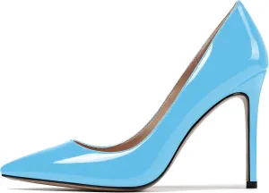 SAMMITOP Women's Classic Fashion Stiletto Pointed Toe 10CM High Heel Dress Pump Shoes