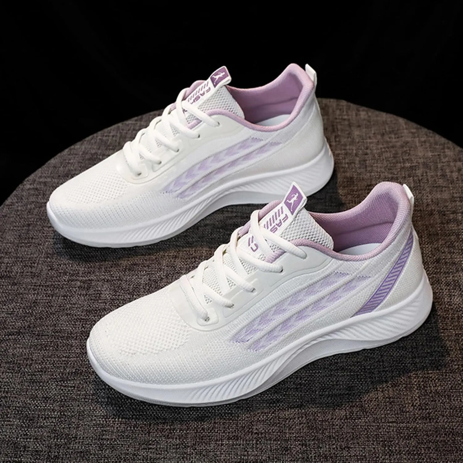 Shoes for Women Womens Fashion Sneakers Platform Black Loafers Women Platform Lightweight Breathable Women's Christmas Shoes Wide Toe Box Trendy Casual