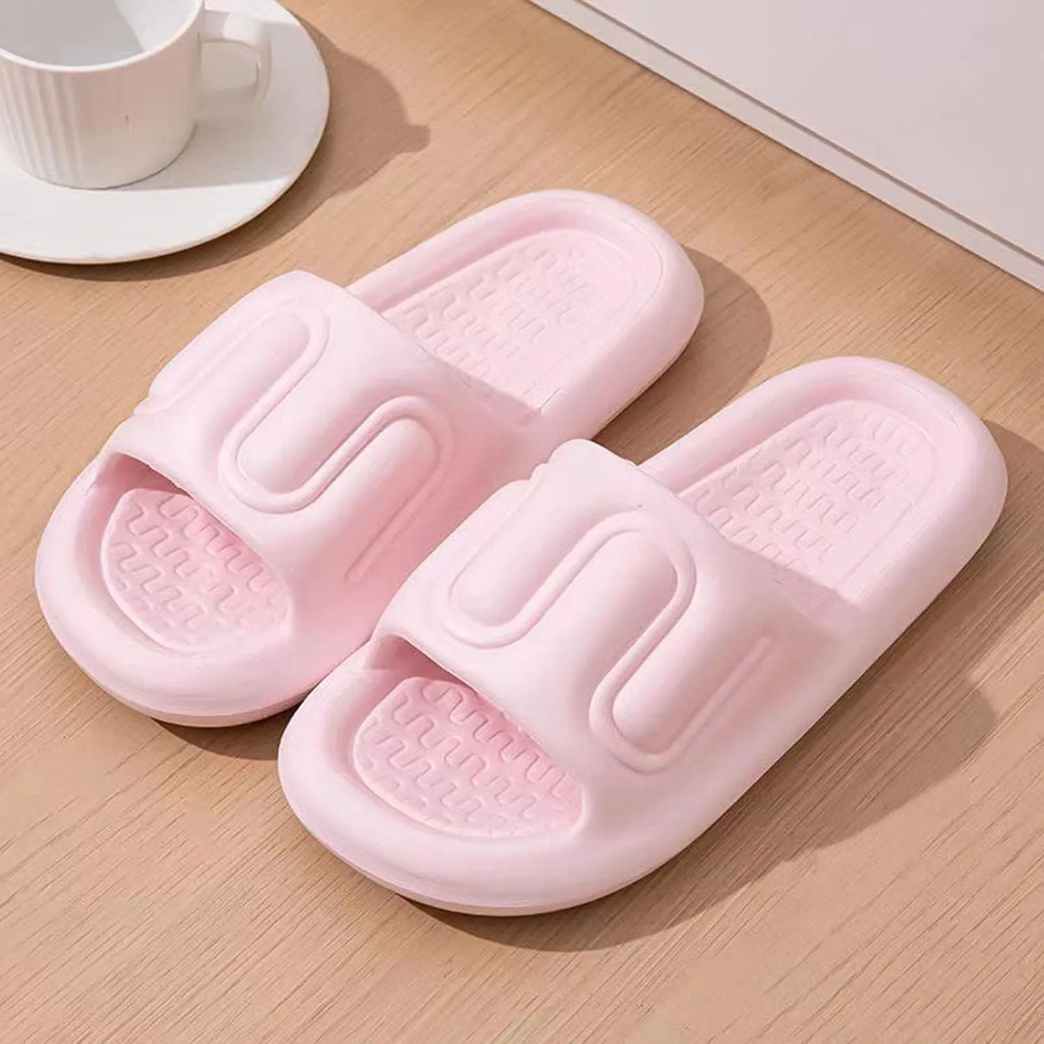 Shower Shoes for Women Non Slip Quick Drying Shower Slides Soft Soled Slides Cloud Slippers for Women