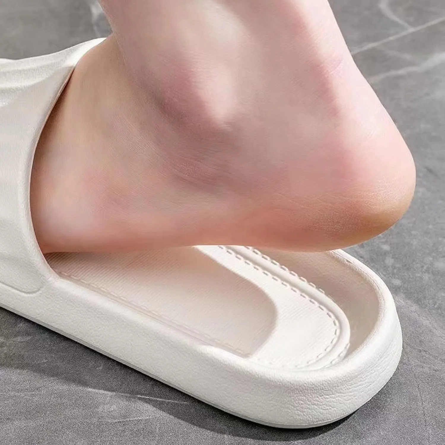Shower Shoes Shower Shoes for Living Room Pool Beach Spa Public Showers Cushioned Thick Sole Slippers