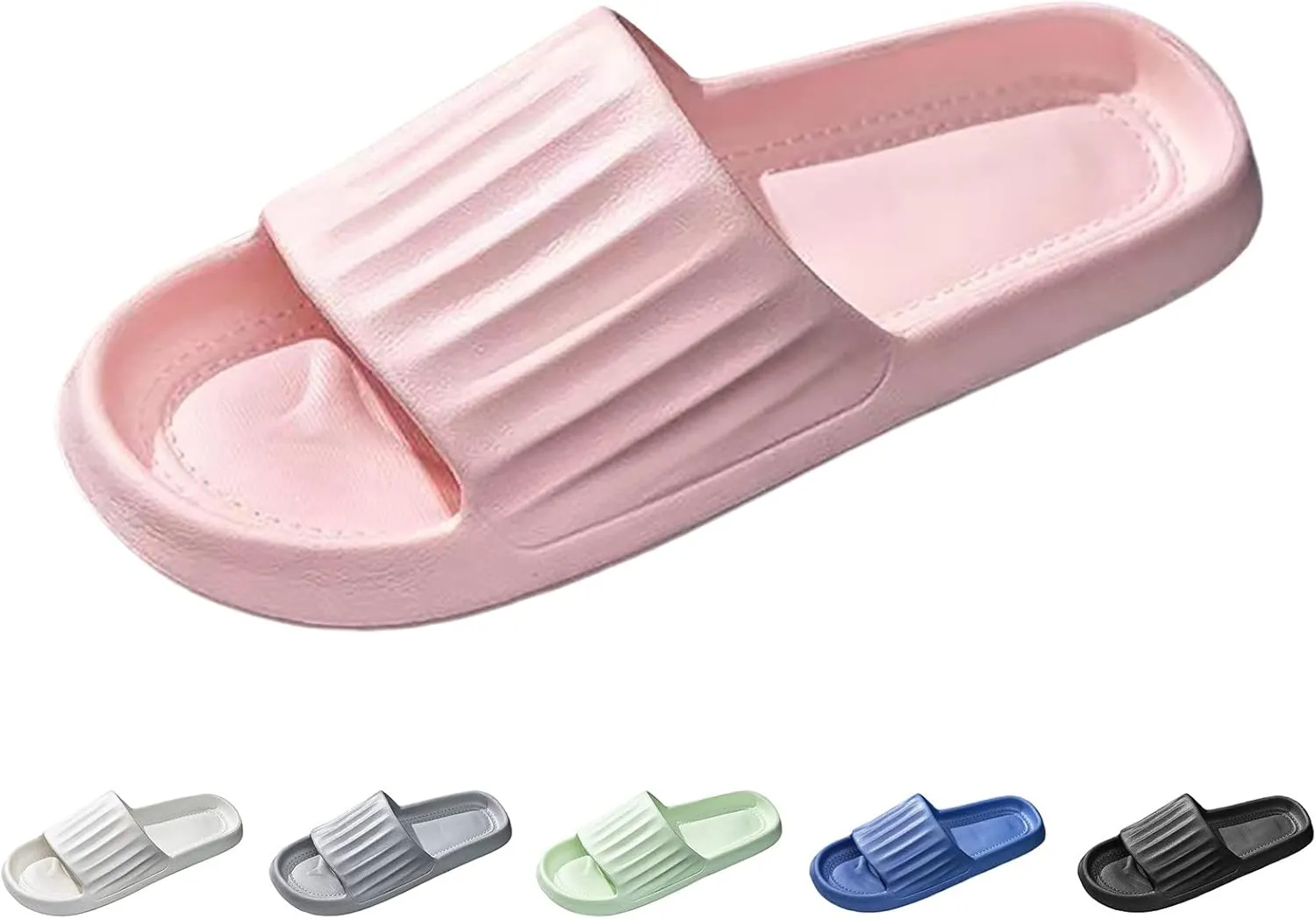 Shower Shoes Shower Shoes for Living Room Pool Beach Spa Public Showers Cushioned Thick Sole Slippers