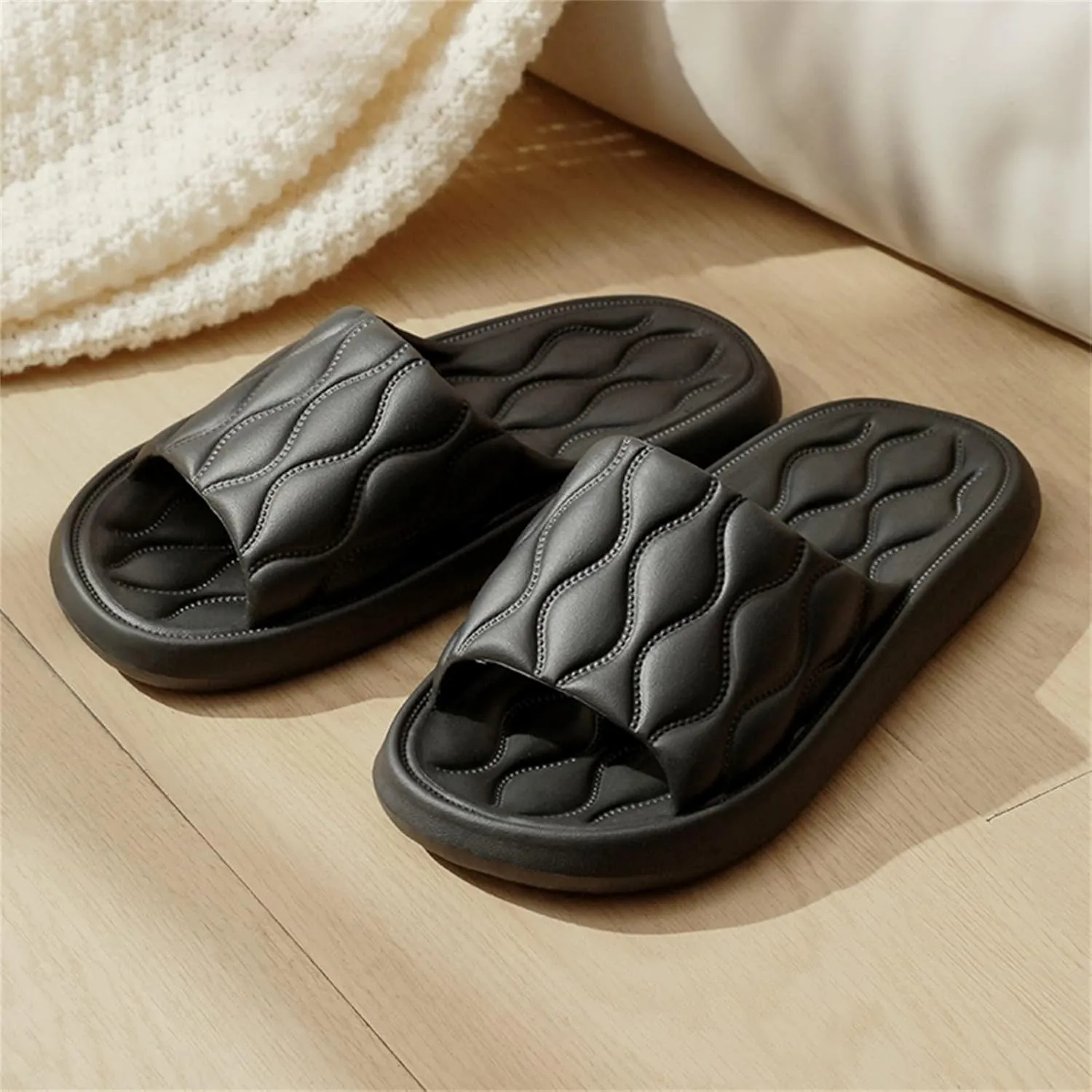 Shower Slippers Shower Shoes for Living Room Pool Beach Spa Public Showers Bathroom Slippers for Men Women Home Slides