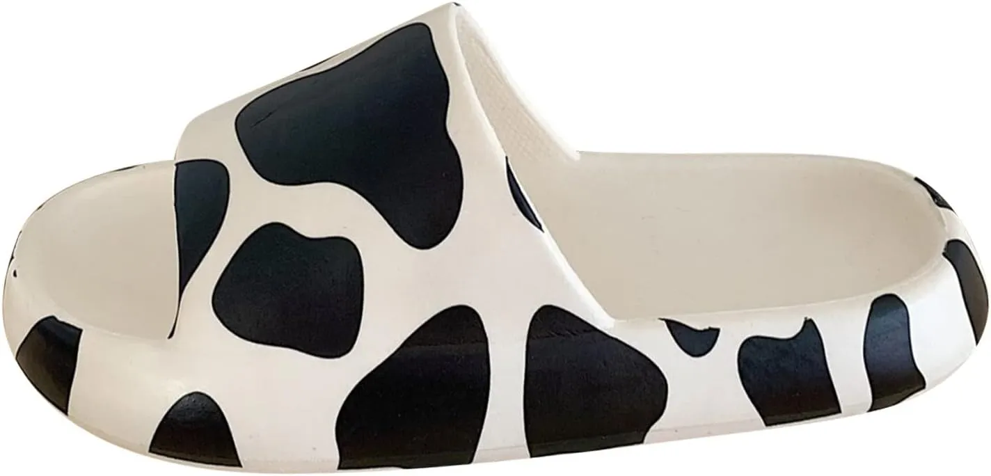 Slides for Women Shower Shoes with Drainage Holes House Slippers Bathroom Slipper Women's Pillow Slippers