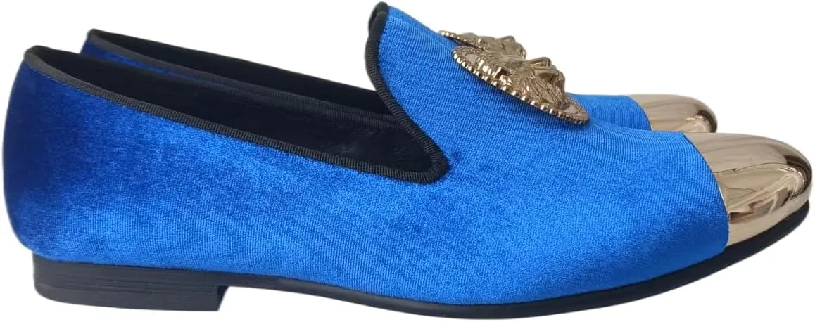 Slip On Formal Dress Shoes Men Velvet Tuxedo Loafers