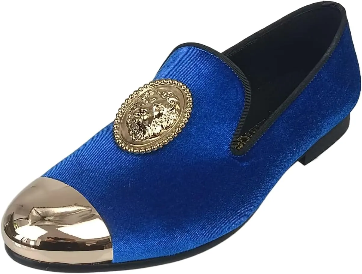 Slip On Formal Dress Shoes Men Velvet Tuxedo Loafers