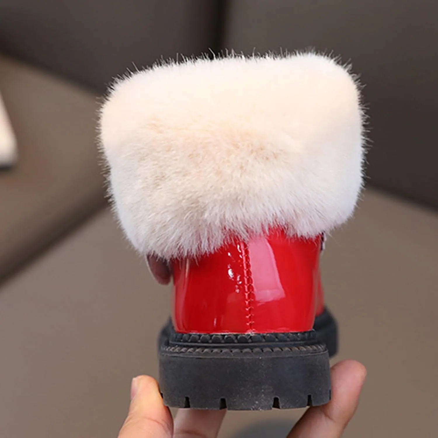 Snow Boots for Girls Snow Boots Little Girls Warm Winter Comfy Cute Durable Outdoor Princess Ankle Boots