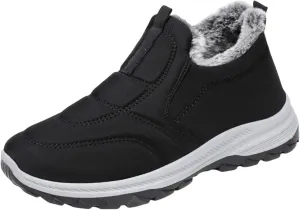Snow Boots for Women Wide WidthPlush Lined Snow Boots Womens Fur Lined Ankle Boot Barefoot Shoes Grounded Footwear Hiking House Shoes for Women Mens Snow Booties