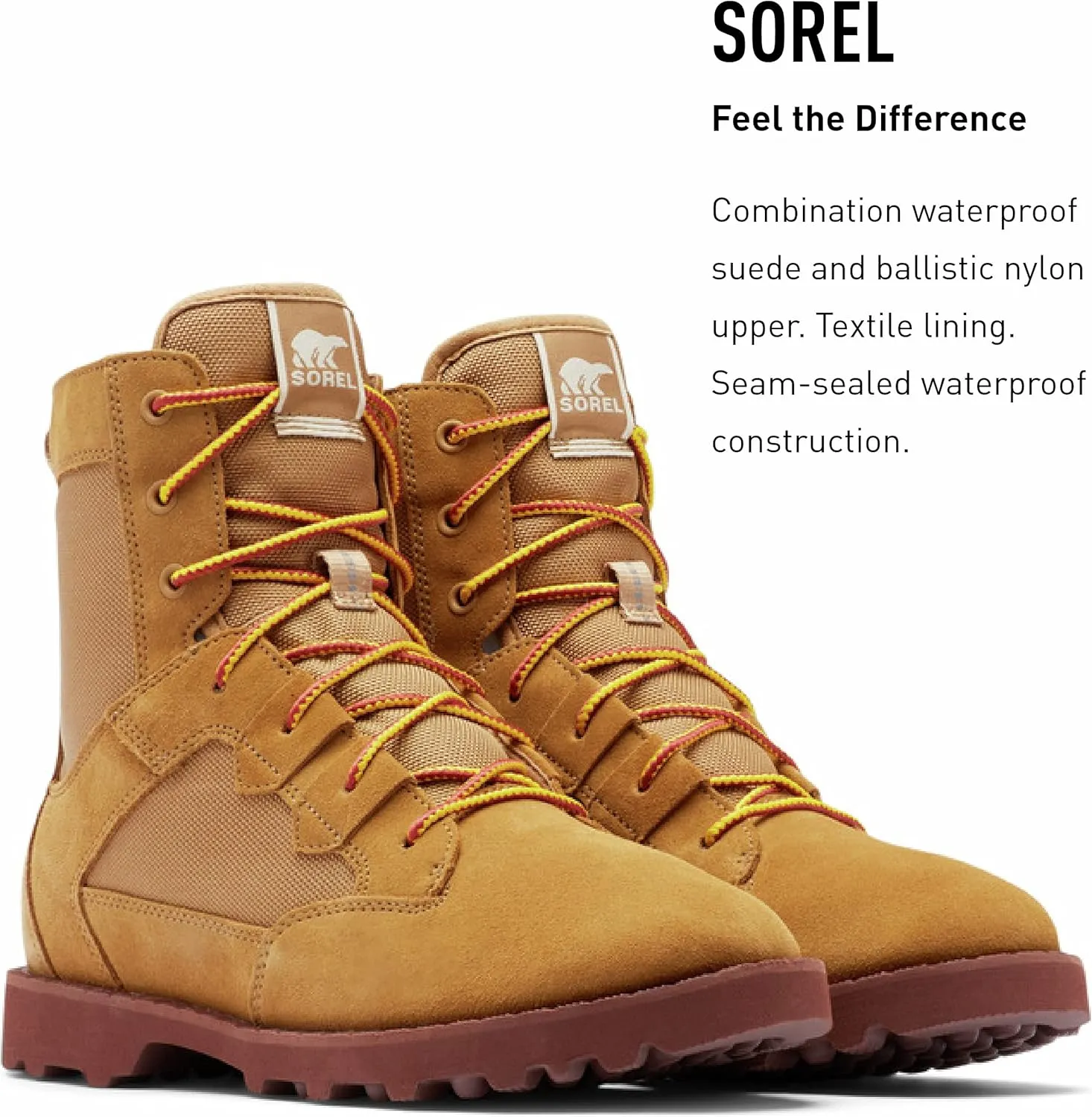 Sorel Men's Caribou OTM WP Boot  Waterproof Leather Rain Boots