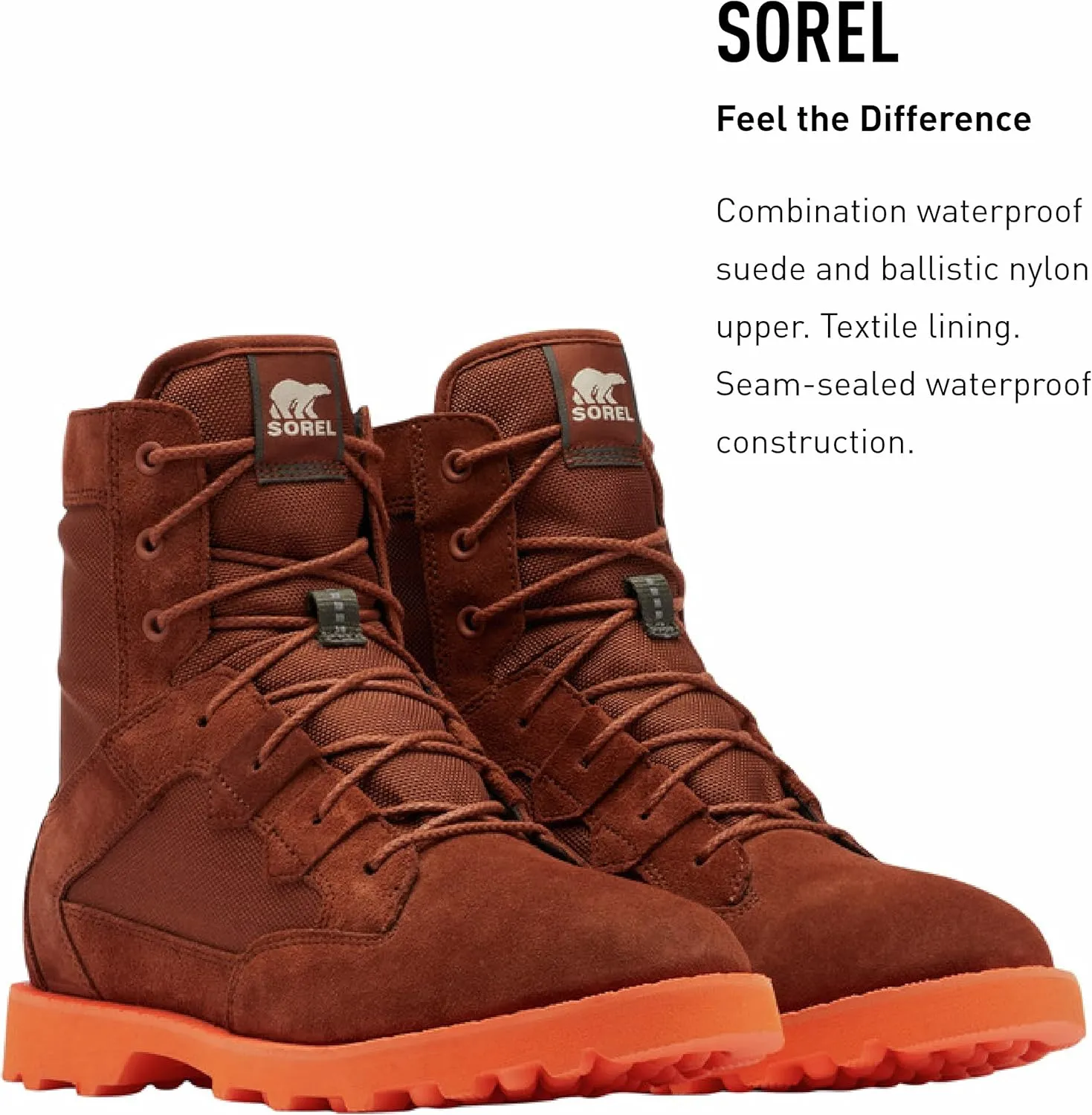 Sorel Men's Caribou OTM WP Boot  Waterproof Leather Rain Boots