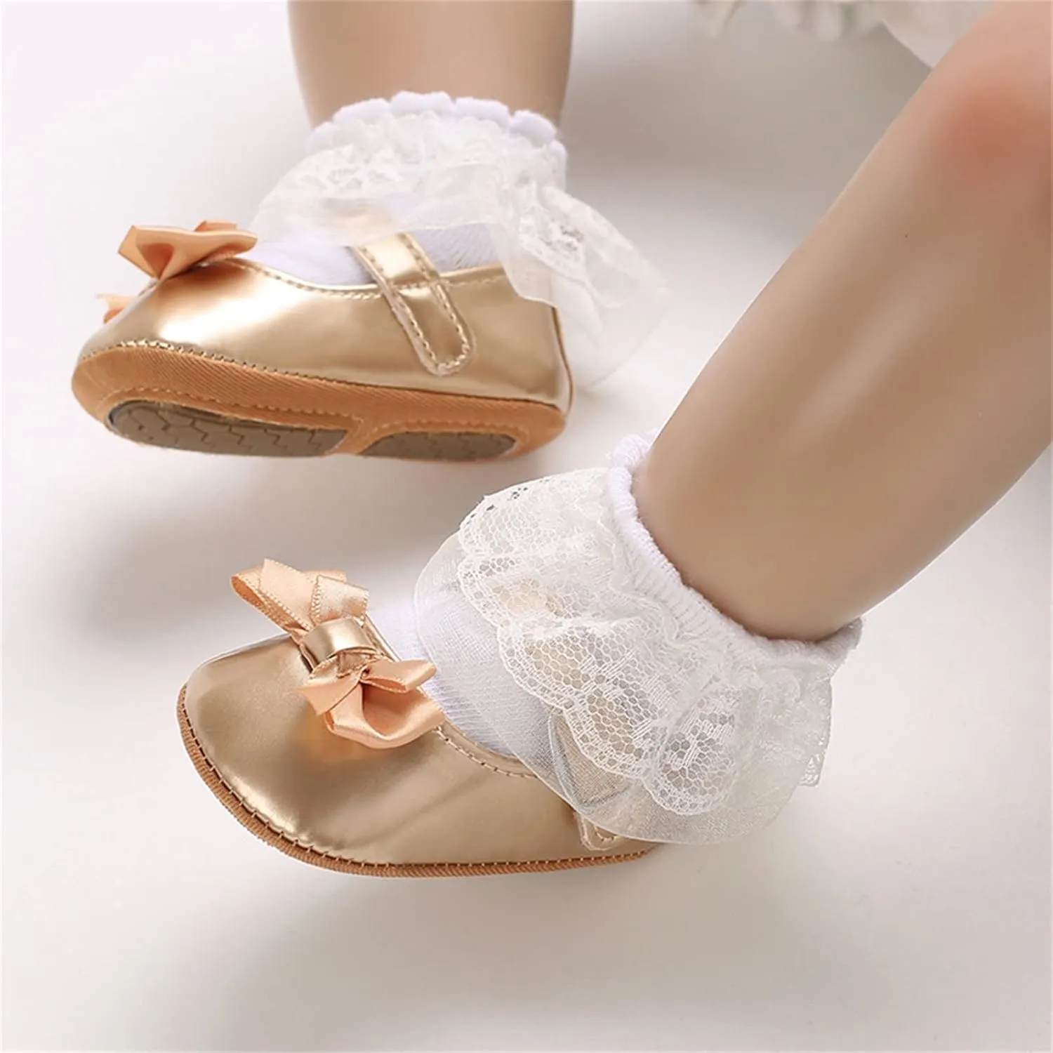 Spring and Summer Children Baby Infant Shoes Girl Princess Shoes Flat Bottom Light Buckle Comfortable Canvas Shoes Kids