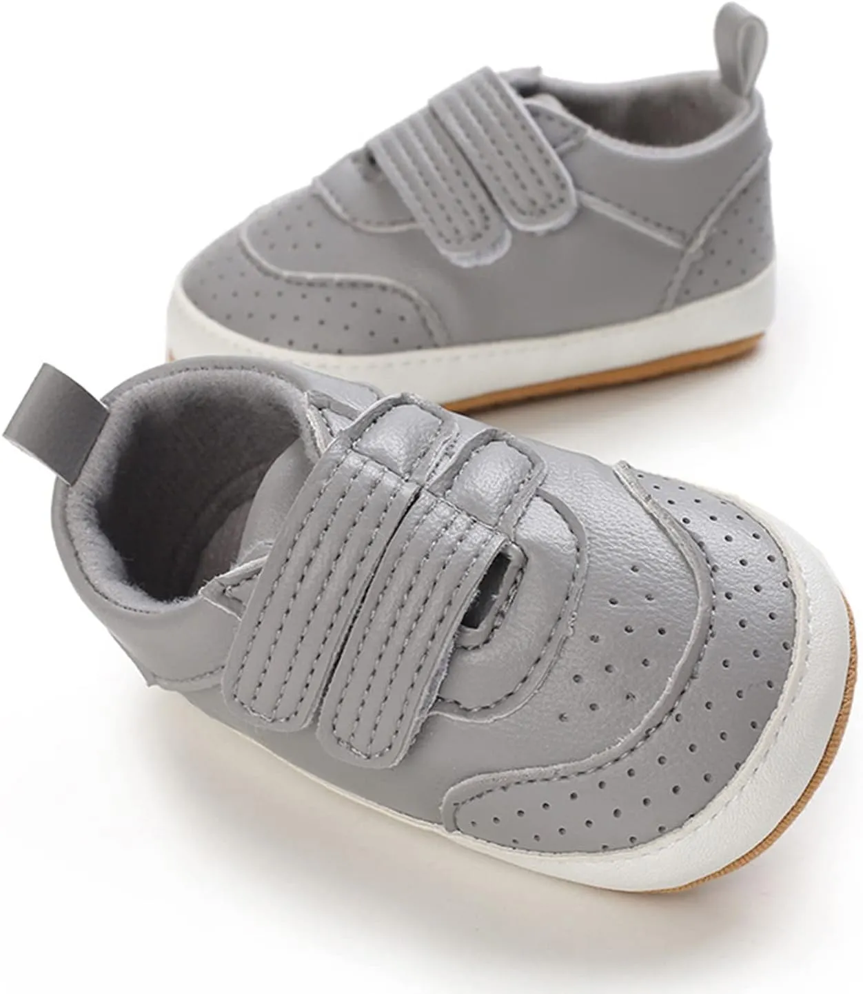 Spring and Summer Children Baby Toddler Shoes Boys and Girls Casual Shoes Flat Bottom Light Breathable Comfortable Solid Color Hook Loop Baby Girl Ballet Shoes