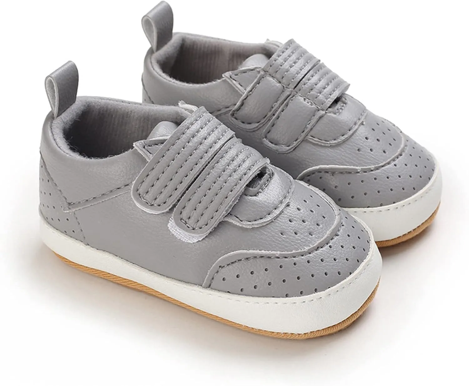 Spring and Summer Children Baby Toddler Shoes Boys and Girls Casual Shoes Flat Bottom Light Breathable Comfortable Solid Color Hook Loop Baby Girl Ballet Shoes